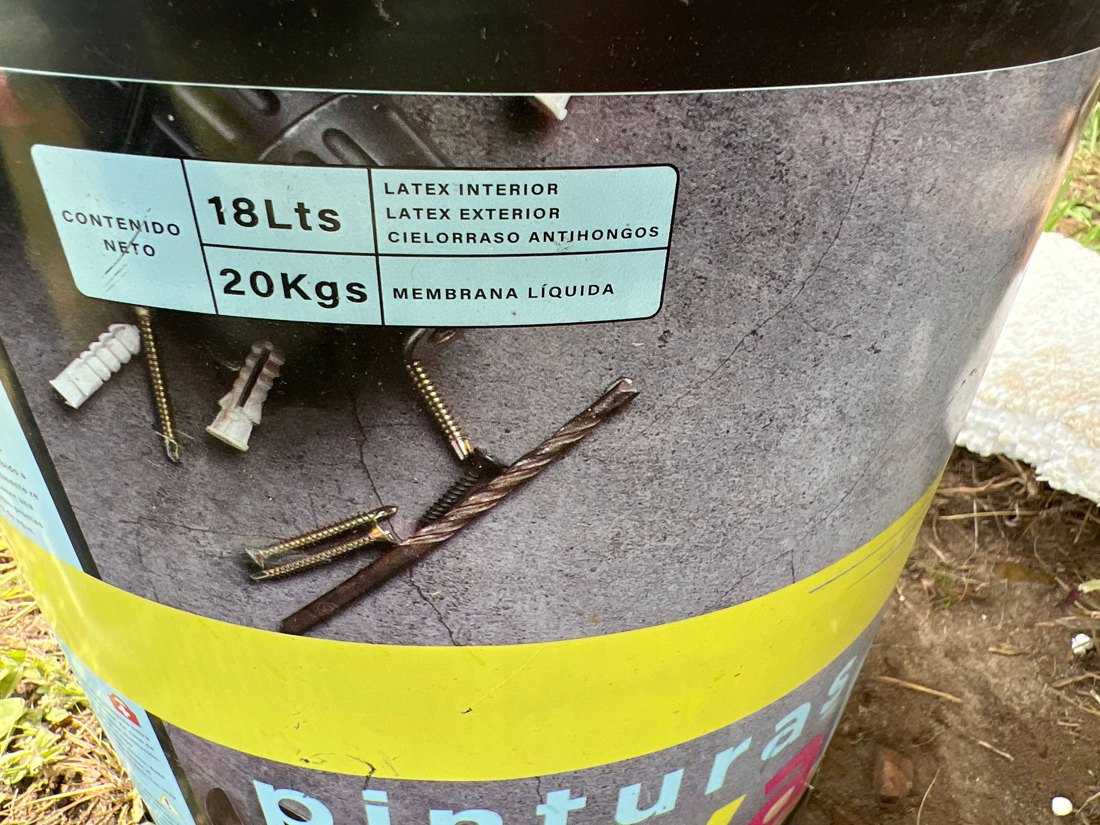 Lote 90: TARRO DE PINTURA SELLADO SIN ABRIR